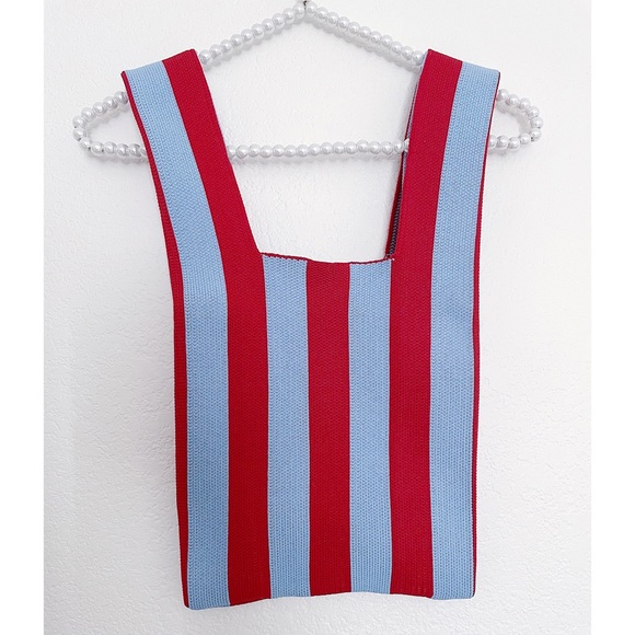 Fashion Striped Shopping Bag - Picture 2 of 6